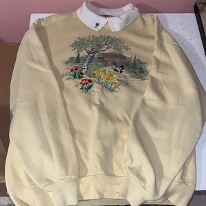 BRAND: top stitch. SIZE: large. COLOR: yellow